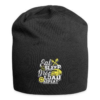 LKW - Jersey-Beanie - Schwarz - Vorne