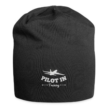 Pilot In Training - ZinSpira - Jersey Beanie - black - Front