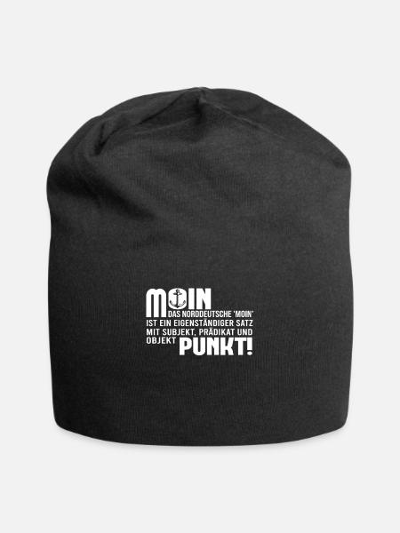 Norden Norddeutschland Nordsee - Jersey-Beanie - Schwarz