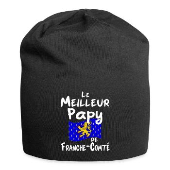 Le Meilleur Papy de Franche-Comté - Bonnet en jersey - noir - Devant