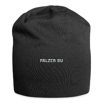 Pälzer Bu | Pfälzisch Pfälzer Geschenk - Jersey-Beanie - Schwarz - Vorne