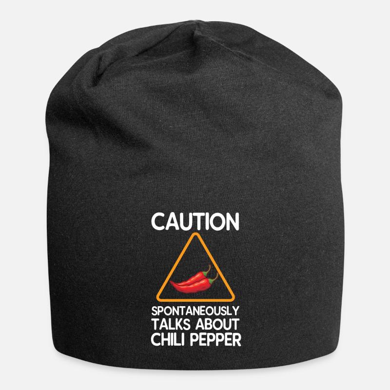 Chili Pfeffer - Jersey-Beanie - Schwarz