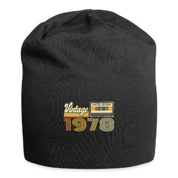 Vintage 1978 Kassette Mixtape - 42. Geburtstag - Jersey-Beanie - Schwarz - Vorne