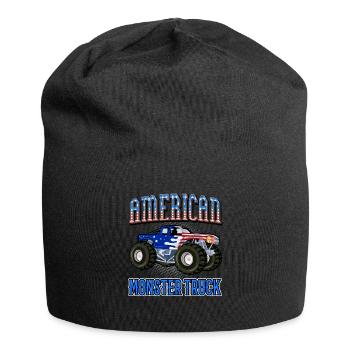 American Monster Truck - Jersey-Beanie - Schwarz - Vorne