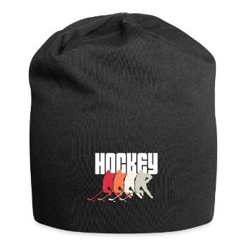 hockey hockey sur gazon hockey bâton sport hockey sur glace - Bonnet en jersey - noir - Devant