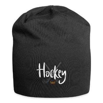hockey feldhockey hockeyschläger sport eishockey - Jersey-Beanie - Schwarz - Vorne