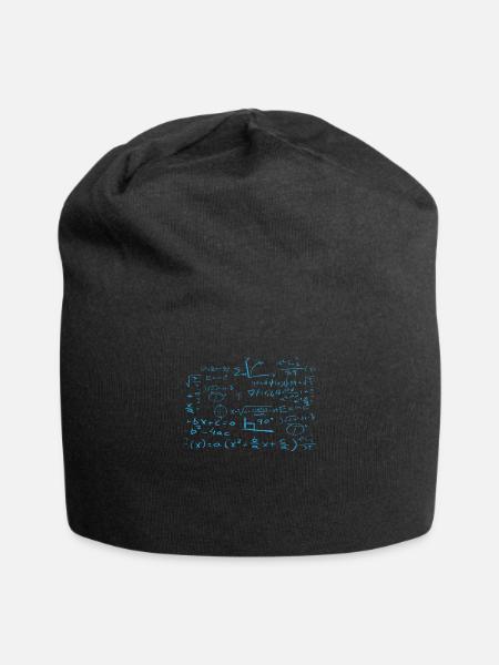 Mathematiker - Jersey-Beanie - Schwarz