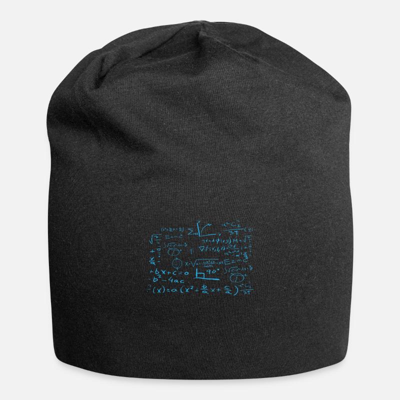 Mathematiker - Jersey-Beanie - Schwarz