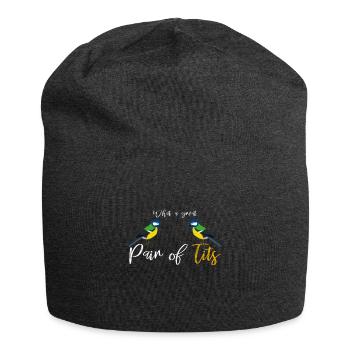 Birds - Jersey Beanie - charcoal grey - Front