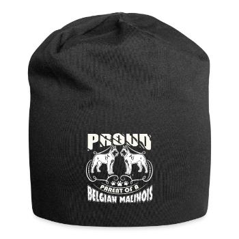 Proud Parent Of A Belgian Malinois Shirt - Jersey Beanie - black - Front