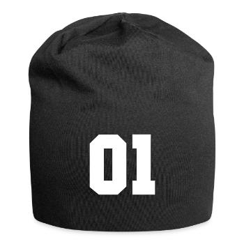 1 sport Nummer - Jersey-Beanie - Schwarz - Vorne