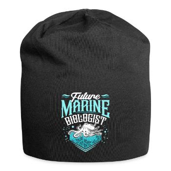 Future Marine Biologist design Gift For Biology - Jersey Beanie - black - Front