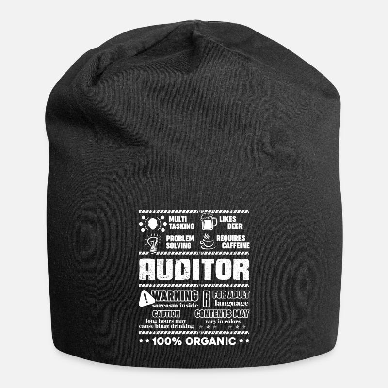 Auditor Multitasking - Jersey-Beanie - Schwarz
