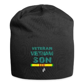 Fils du Vietnam vétéran - Bonnet en jersey - noir - Devant