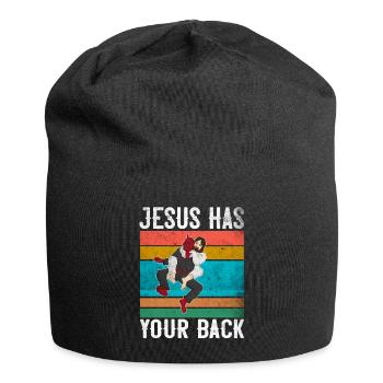 Jesus Has Your Back produit Jiu Jitsu brésilien - Bonnet en jersey - noir - Devant