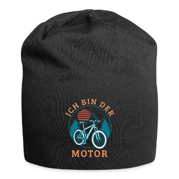 ich bin der Motor Mountainbike Biker - Jersey-Beanie - Schwarz - Vorne