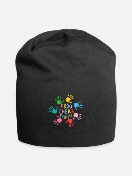 Ergotherapie Ergotherapeutin Ergotherapeut - Jersey-Beanie - Schwarz