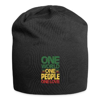 Rasta Rastafarian Reggae Jamaica Ragga Gift - Bonnet en jersey - noir - Devant