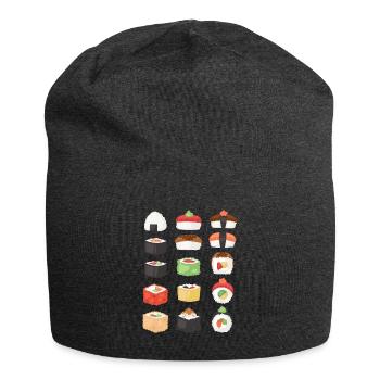 Maki sushi gift idea - Jersey Beanie - charcoal grey - Front