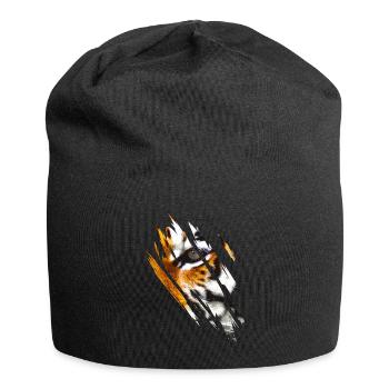 Tiger Eyes - Jersey-Beanie - Schwarz - Vorne