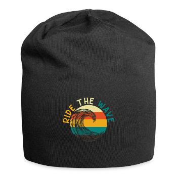 Ride the wave - Jersey Beanie - black - Front