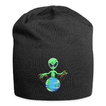 Alien Puppenspiel Außerirdische Kontrolle - Jersey-Beanie - Schwarz - Vorne