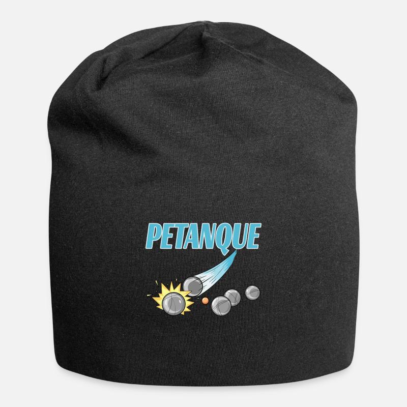 Petanque for a petanque player - Jersey Beanie - black