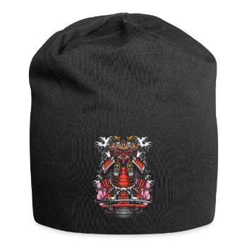 Samurai Mask Sword Ninja Japan Warrior Bushi - Bonnet en jersey - noir - Devant