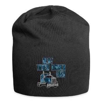 Meilleur chauffeur de camion de tous les temps - Bonnet en jersey - noir - Devant