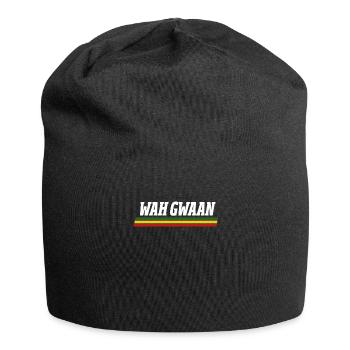 Rasta Rastafarian Reggae Jamaica Ragga Gift - Bonnet en jersey - noir - Devant