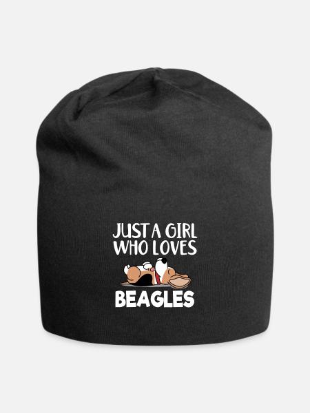 Cadeau de chien Beagle chiot beagle beagle - Bonnet en jersey - noir