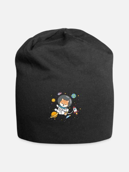 Shiba Inu - Bonnet en jersey - noir