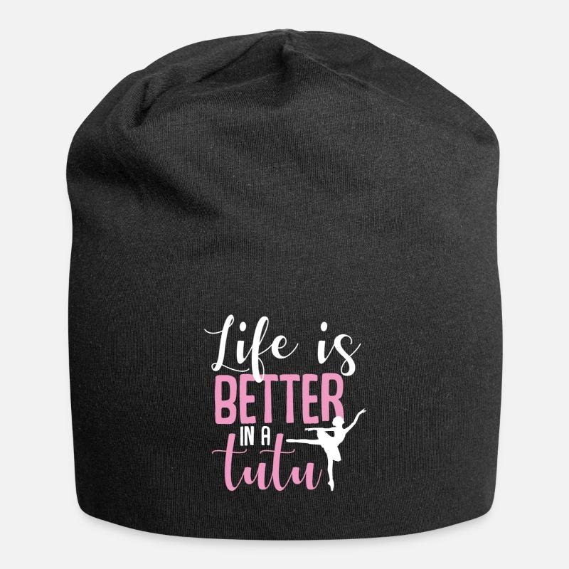 Ballett - Jersey-Beanie - Schwarz