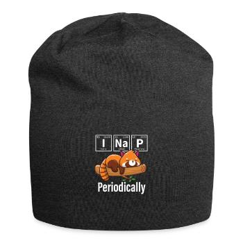 Red Panda - Jersey Beanie - charcoal grey - Front