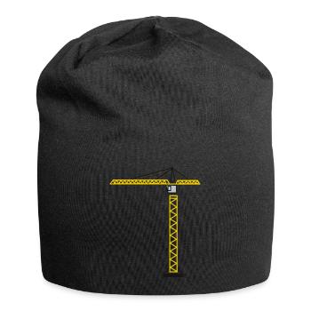 Kran - Jersey-Beanie - Schwarz - Vorne