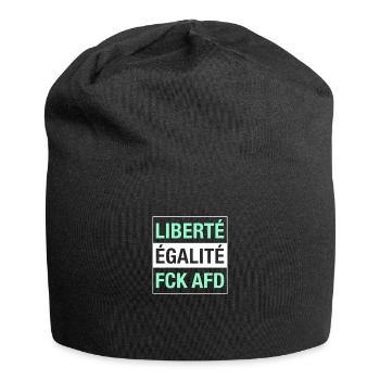 Liberté Égalité FCK AFD Shirt - Jersey-Beanie - Schwarz - Vorne