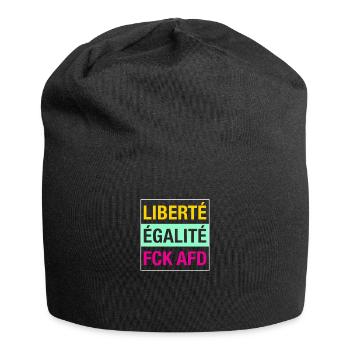 Liberté Égalité FCK AFD Shirt - Jersey-Beanie - Schwarz - Vorne