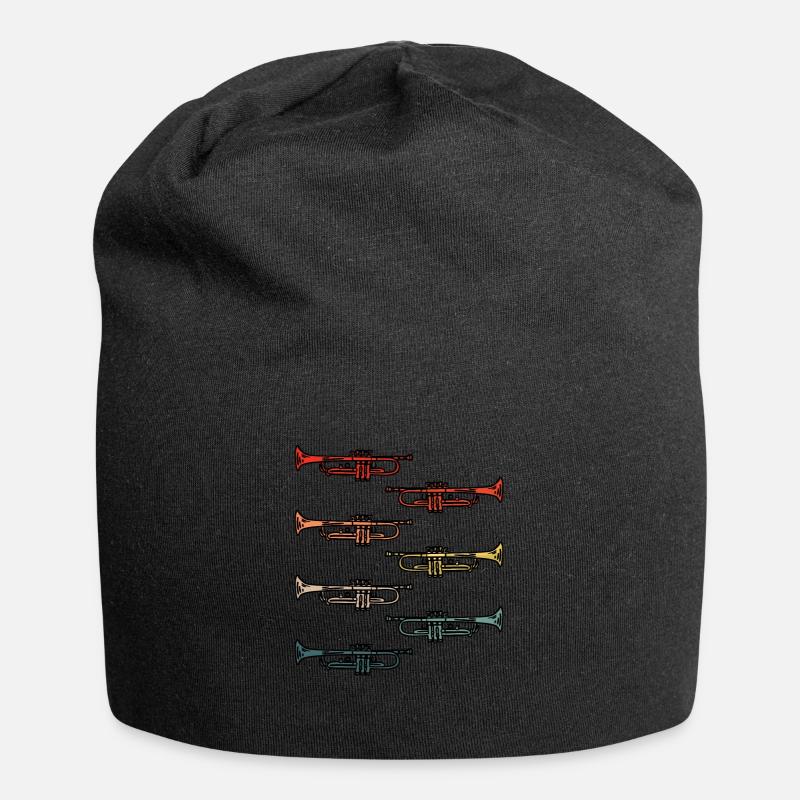 Trompettes - Bonnet en jersey - noir