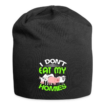 vegan - Bonnet en jersey - noir - Devant