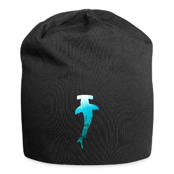 Hammerhai Tauchen - Jersey-Beanie - Schwarz - Vorne