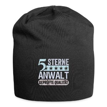 Anwalt Lustiger Spruch - Jersey-Beanie - Schwarz - Vorne