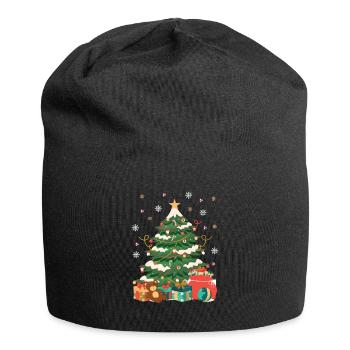 Weihnachten Geschenk Advent Jesus - Jersey-Beanie - Schwarz - Vorne