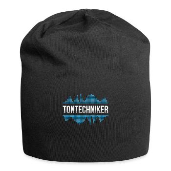 Tontechniker Tontechnik Geschenkidee - Jersey-Beanie - Schwarz - Vorne