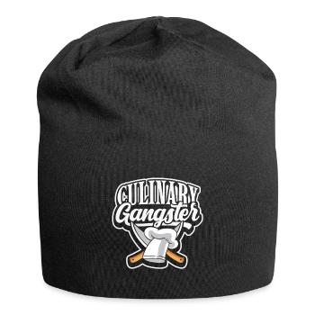 Chef Chef Gourmet Chef's Hat Commercial Kitchen Cuisine - Bonnet en jersey - noir - Devant