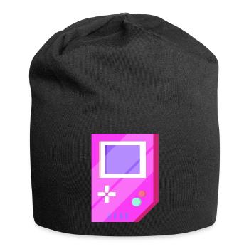 Cadeau vintage de jeux vidéo rétro - Bonnet en jersey - noir - Devant
