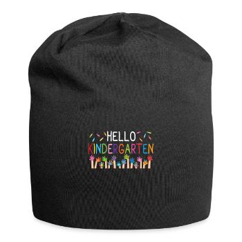 Kindergarten day-care center - Jersey Beanie - black - Front