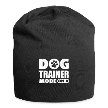 Drôle de chien dresseur de chien école de chien - Bonnet en jersey - noir - Devant
