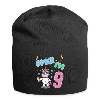 OMG JE SUIS 9 - Bonnet en jersey - noir - Devant