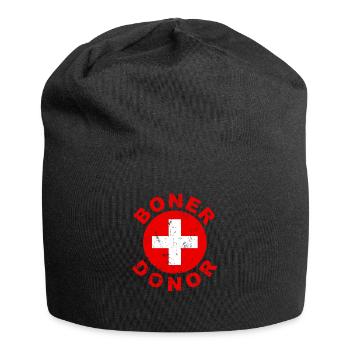 Boner Donor Halloween Kostüm - Jersey-Beanie - Schwarz - Vorne