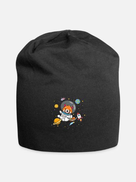 Petit panda - Bonnet en jersey - noir